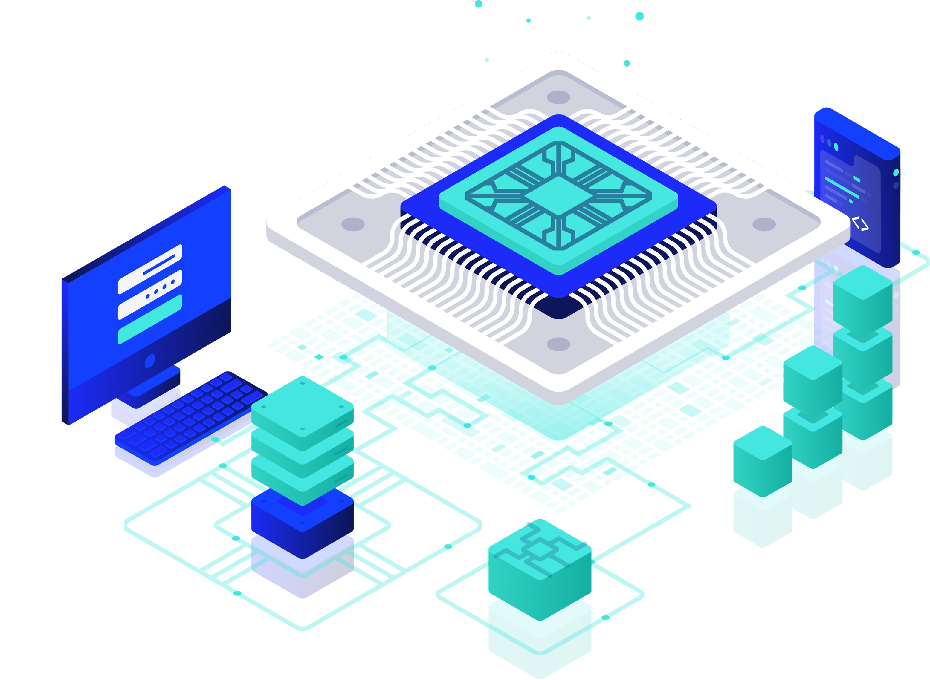 Abstract Web3 hero graphic